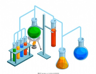 卡通化學(xué)實(shí)驗(yàn)元素