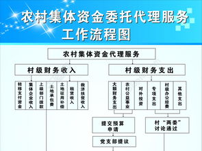 農村集體資金委托代理服務工作流程圖 信息系統集成服務詳解
